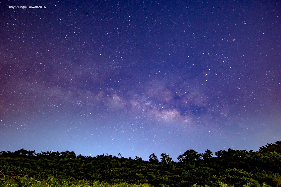 拉拉山的星空